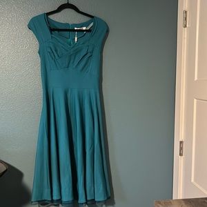 Dress M TEAL COLOR NICE FOR A WEDDING